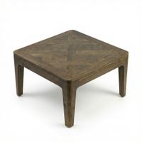 Couchtisch 60cm Mango Massivholz Walnuss Sofatisch Wohnzimmertisch Beistelltisch – Ansicht 6