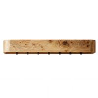 Wandgarderobe Massivholz 100cm Hängegarderobe Flurgarderobe Garderobenpaneel – Ansicht 6