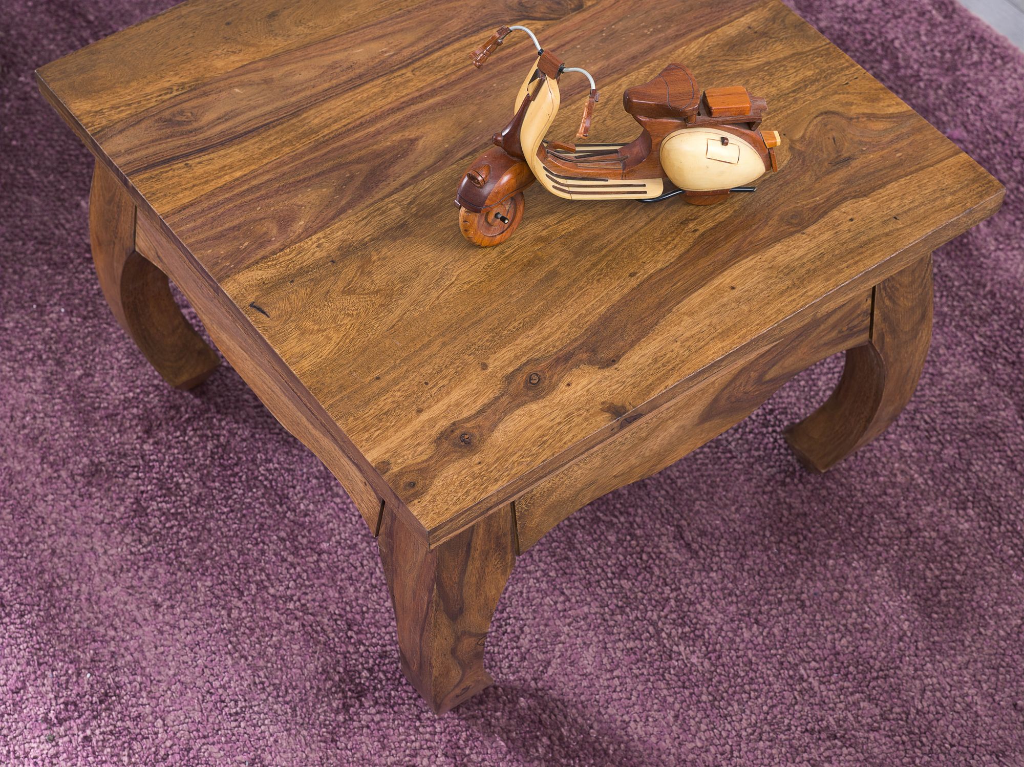 FineBuy Opium Couchtisch 60 x 40 x 60 cm Sheesham Massiv-Holz, Echtholz Wohnzimmertisch quadratisch braun, Stubentisch niedrig, Beistelltisch Sofatisch klein, Tisch Wohnzimmer | Farbe: Braun FineBuy Opium Couchtisch 60 x 40 x 60 cm Sheesham Massiv-Holz, Echtholz Wohnzimmertisch quadratisch braun, Stubentisch niedrig, Beistelltisch Sofatisch klein, Tisch Wohnzimmer | Farbe: Braun