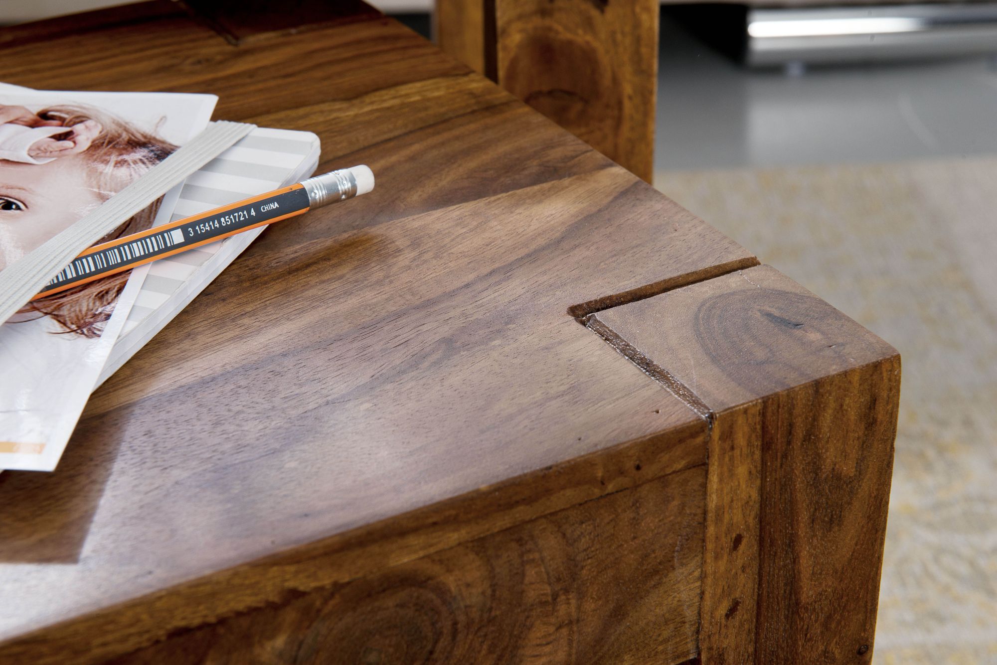 FineBuy 3er Set Satztisch Massivholz Sheesham Wohnzimmertisch Beistelltisch braun Naturholz Couchtisch Echtholz Anstelltisch | Farbe: Braun FineBuy 3er Set Satztisch Massivholz Sheesham Wohnzimmertisch Beistelltisch braun Naturholz Couchtisch Echtholz Anstelltisch | Farbe: Braun