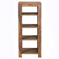FineBuy Standregal 44x105x44 cm Sheesham Bücherregal Holz Regal Braun Massiv – Ansicht 6