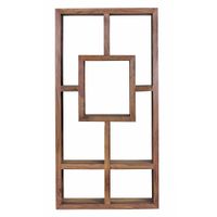 FineBuy Design Bücherregal Massiv Sheesham 180cm Massivholz Raumteiler Regal – Ansicht 6