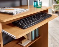 FineBuy Computertisch 94x90,5x48,5 cm Schreibtisch Modern mit Tastaturauszug – Ansicht 5