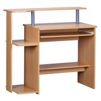 FineBuy Computertisch 94x90,5x48,5 cm Schreibtisch Modern mit Tastaturauszug – Ansicht 6