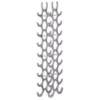 FineBuy Design Alu Weinregal Flammen 93 cm Regal Flaschenregal 27 Flaschen – Ansicht 5