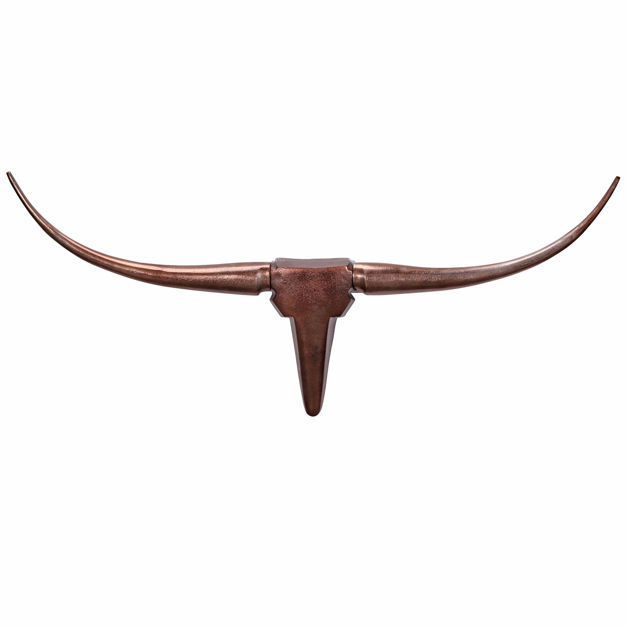 FineBuy Deko Geweih Bull M FB37860 Bronze 100 cm Aluminium Design Hörner, Wanddekoration Stierkopf Horn Modern, Wandskulptur Geweih-Jagdtrophäe Metall, Longhorn Wandschmuck Groß | Farbe: Braun FineBuy Deko Geweih Bull M FB37860 Bronze 100 cm Aluminium Design Hörner, Wanddekoration Stierkopf Horn Modern, Wandskulptur Geweih-Jagdtrophäe Metall, Longhorn Wandschmuck Groß | Farbe: Braun