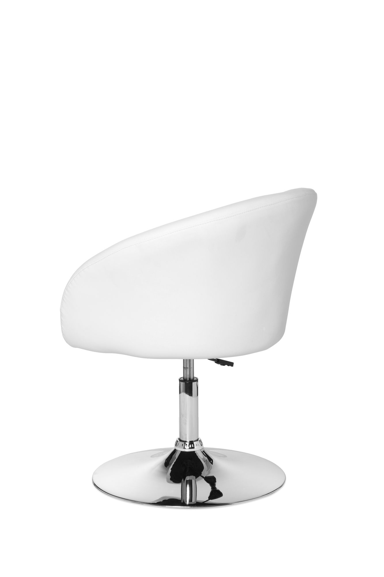 FineBuy Design Relaxsessel SV39213 Loungesessel Kunstleder Cocktailsessel, Sessel Drehbar, Esszimmerstuhl 120 kg, Clubsessel Leder-Optik, Drehstuhl Modern, Loungesessel Wartezimmerstuhl | Farbe: Schwarz