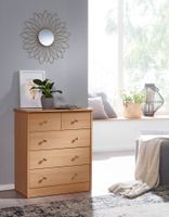 Schubladenkommode mit 5 Schubladen 60cm Sideboard Kommode zeitloses Design – Ansicht 2