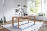 FineBuy Esstisch Massiv 120 x 60 x 76 cm Akazie Esszimmertisch Küchentisch – Ansicht 2