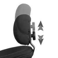 Arbeitsstuhl Rollhocker mit Lehne Höhenverstellbar Drehhocker Hocker Stehhilfe – Ansicht 5