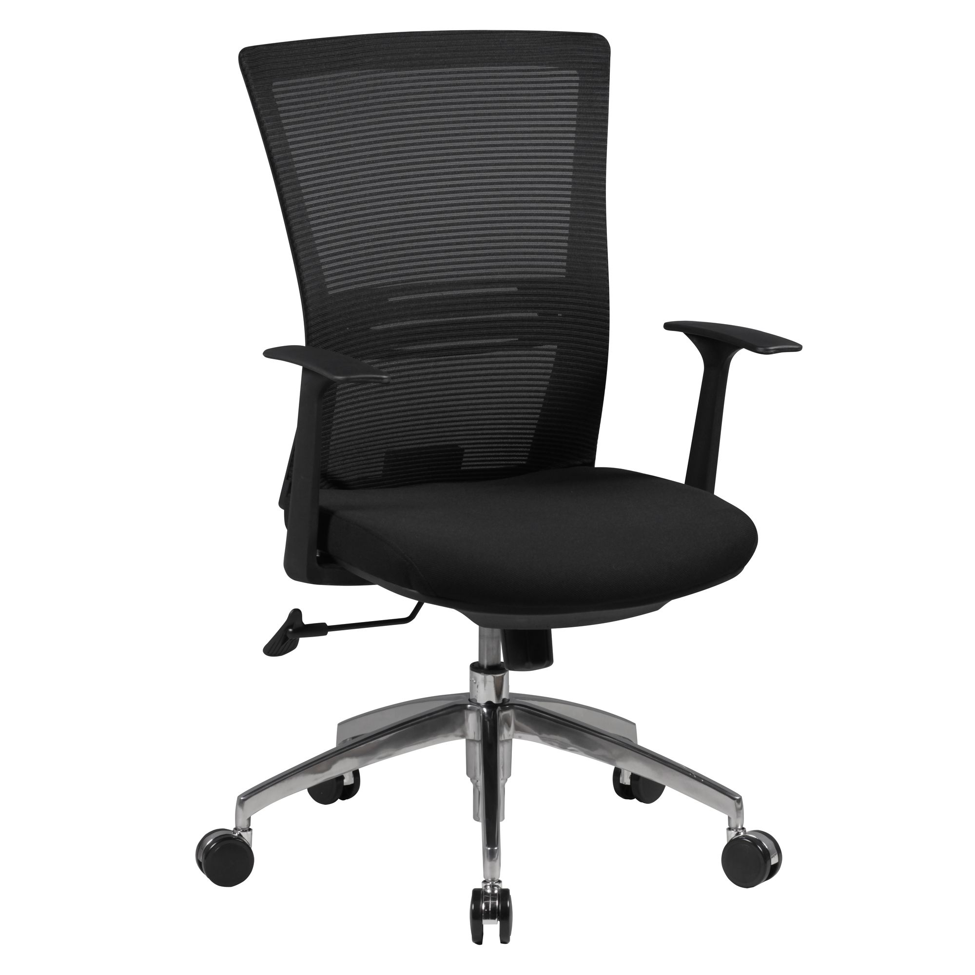 FineBuy Bürostuhl Stoffbezug Schreibtischstuhl Armlehne schwarz Chefsessel 120kg Drehstuhl Synchronmechanik X-XL