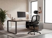 FineBuy Bürostuhl Stoff Chefsessel Schreibtischstuhl Drehstuhl Bürosessel – Ansicht 4