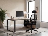 FineBuy Bürostuhl Stoff Chefsessel Schreibtischstuhl Drehstuhl Bürosessel – Ansicht 2