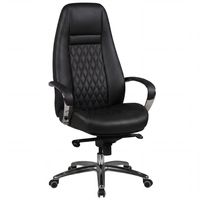 FineBuy Bürostuhl Echtleder Schreibtischstuhl ergonomisch Chefsessel Drehstuhl – Ansicht 6