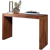 FineBuy Konsolentisch Massivholz Konsole Schreibtisch 115x40x75 cm Flurtisch – Ansicht 5