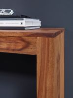 FineBuy Konsolentisch Massivholz Konsole Schreibtisch 115x40x75 cm Flurtisch – Ansicht 4