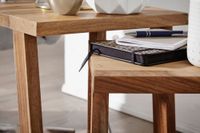 FineBuy 2er Set Beistelltisch Massivholz Wohnzimmer-Tisch Nachttisch Satztisch – Ansicht 5
