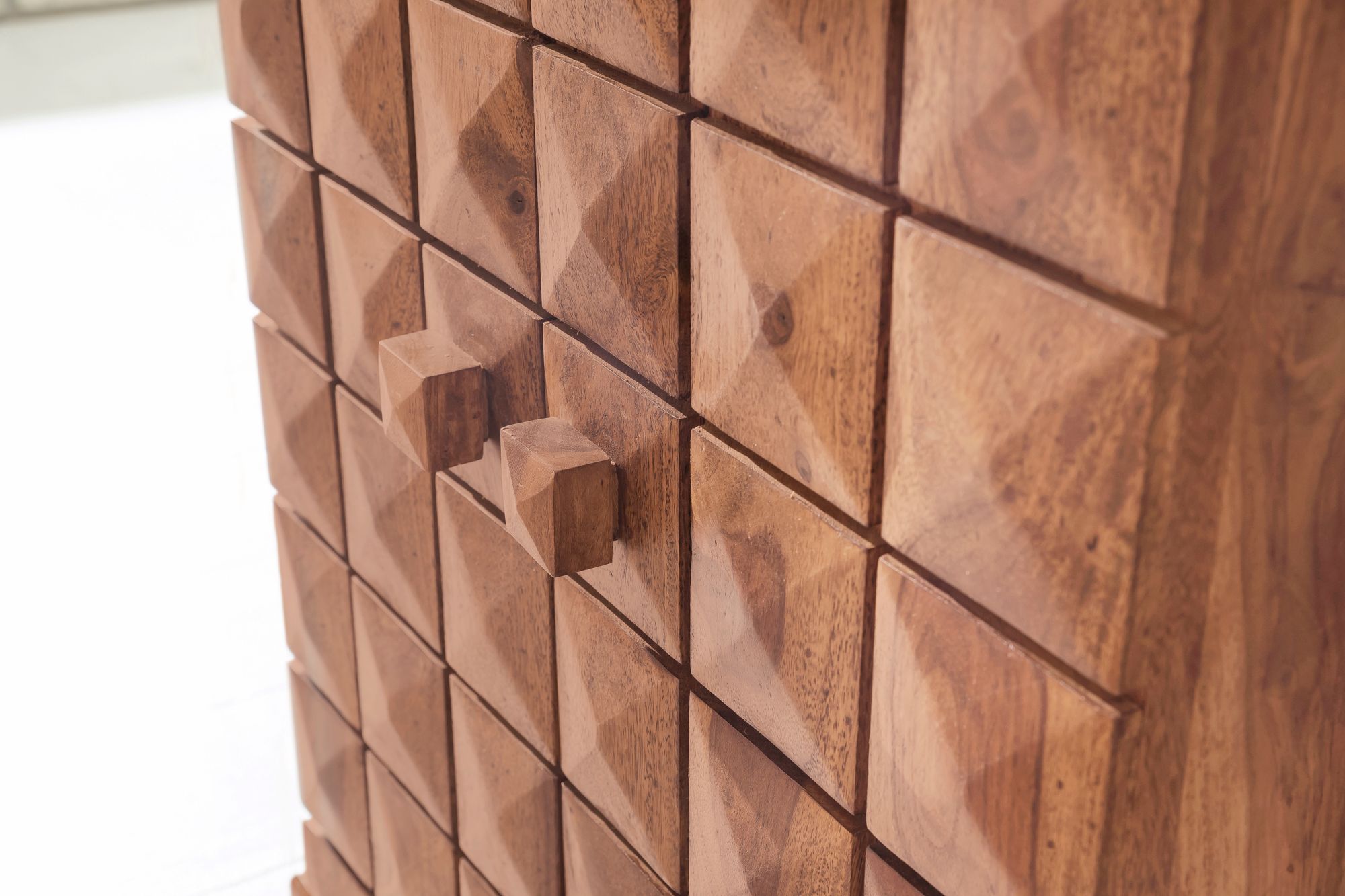 FineBuy Hausbar Massivholz Weinbar Weinschrank Kleiner Barschrank Alkoholschrank – Ansicht 6