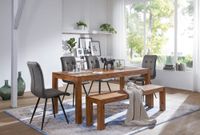 Esszimmertisch FineBuy Esstisch Sheesham Massivholz Küchentisch Esszimmer Groß – Ansicht 2