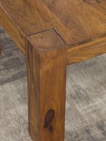 Massiver Couchtisch 60 cm Holz Tisch Massiv Wohnzimmertisch Beistelltisch – Ansicht 4