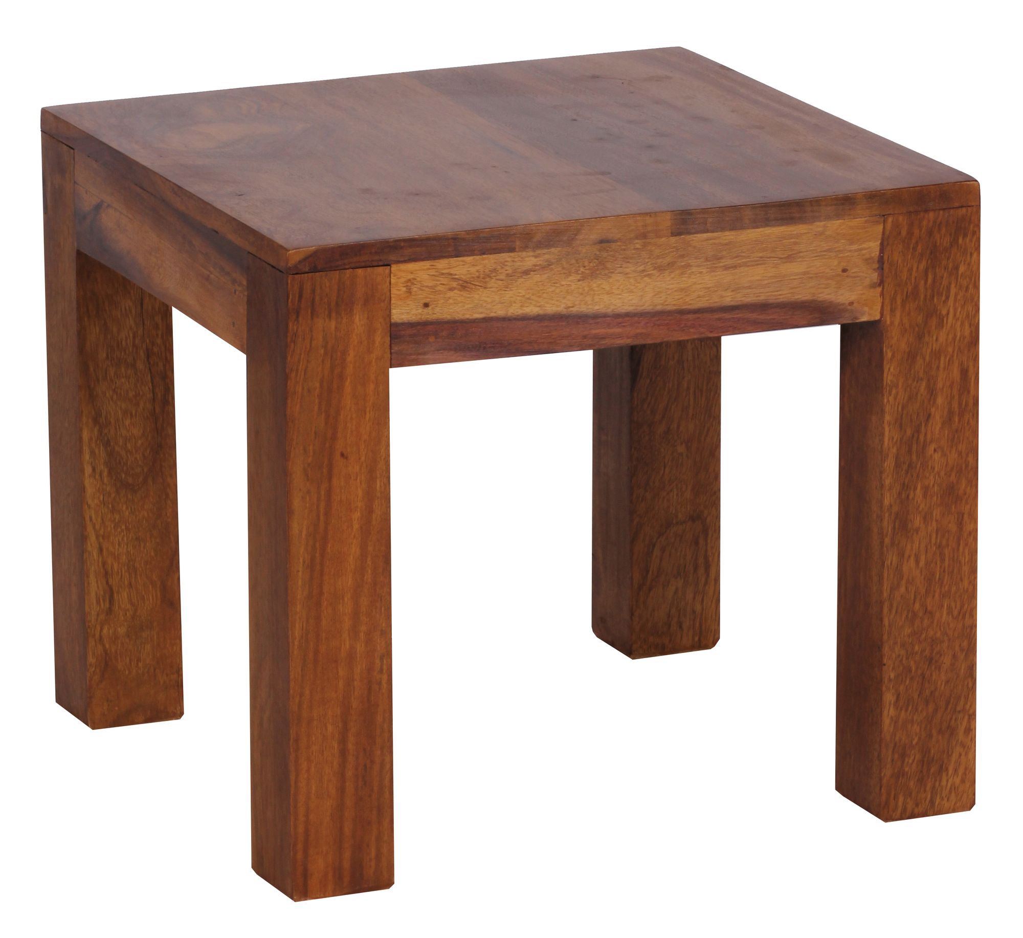 FineBuy Couchtisch Massiv-Holz 45 cm breit Wohnzimmer-Tisch Design Landhaus-Stil Beistelltisch natur Farbe wählbar