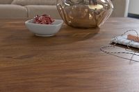 Massiver Couchtisch PATAN 90 x 90 cm Wohnzimmertisch Holz Tisch Massiv Ablage – Ansicht 3