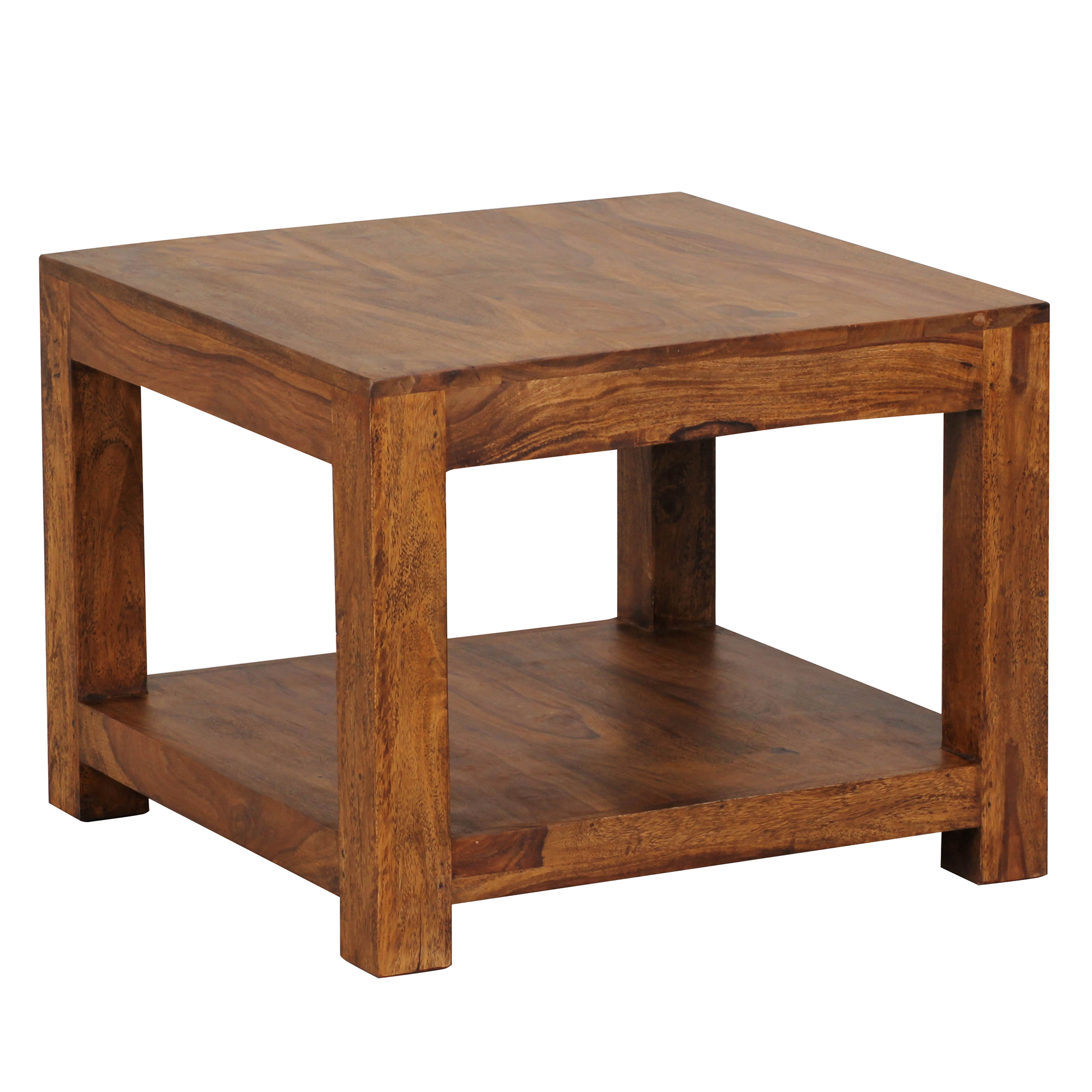 FineBuy Couchtisch Massiv-Holz 60 x 60 cm Wohnzimmer-Tisch Design braun Landhaus-Stil Beistelltisch Farbe wählbar | Farbe: Braun FineBuy Couchtisch Massiv-Holz 60 x 60 cm Wohnzimmer-Tisch Design braun Landhaus-Stil Beistelltisch Farbe wählbar | Farbe: Braun