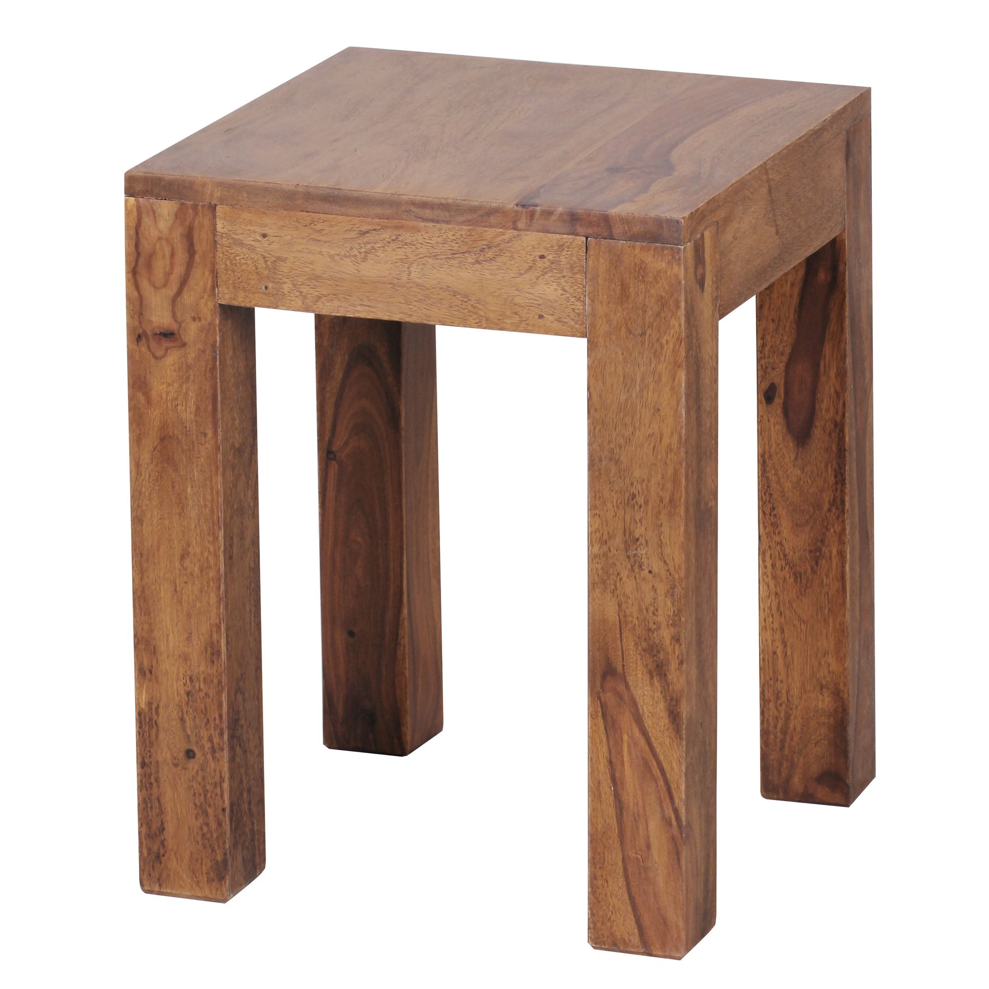 FineBuy Beistelltisch Massiv-Holz 35 x 35 cm Wohnzimmer-Tisch Design braun Landhaus-Stil Couchtisch Farbe wählbar | Farbe: Braun FineBuy Beistelltisch Massiv-Holz 35 x 35 cm Wohnzimmer-Tisch Design braun Landhaus-Stil Couchtisch Farbe wählbar | Farbe: Braun