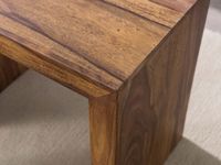 FineBuy 3er Set Satztisch Massivholz Wohnzimmertisch Landhausstil Beistelltisch – Ansicht 4