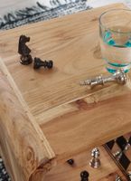 FineBuy 2er Set Satztisch Massivholz Wohnzimmertisch Landhaus Cube Beistelltisch – Ansicht 5