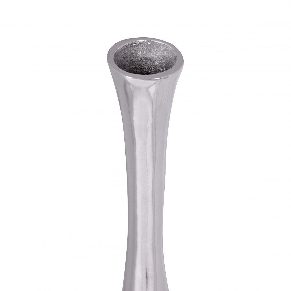 FineBuy Deko-Vase Design Aluminium-Dekoration Wohndeko modern Blumenvase Farbe silber Tischdeko Designvase Tischvase | Farbe: Silber FineBuy Deko-Vase Design Aluminium-Dekoration Wohndeko modern Blumenvase Farbe silber Tischdeko Designvase Tischvase | Farbe: Silber