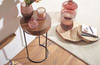FineBuy Beistelltisch Massiv Wohnzimmertisch Holz Baumstamm Tisch Echt-Holz – Ansicht 5