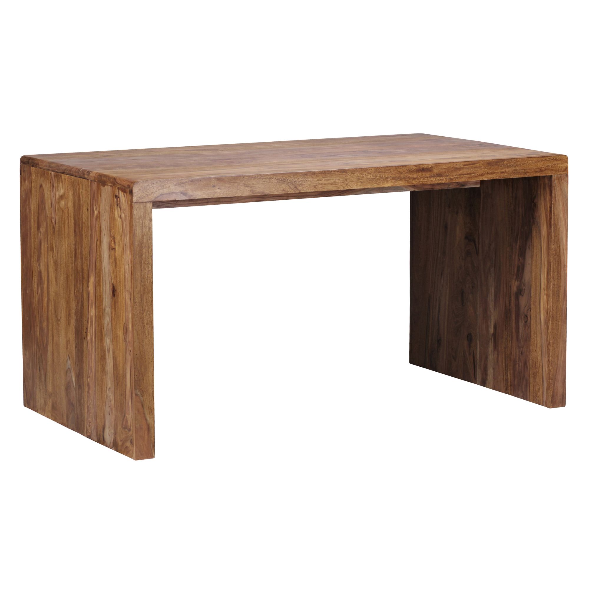 Schreibtisch FineBuy Holz Massiv Sheesham Büro Arbeitszimmer Tisch Holztisch – Ansicht 7