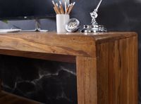 Schreibtisch FineBuy Holz Massiv Sheesham Büro Arbeitszimmer Tisch Holztisch – Ansicht 4