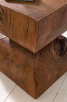 FineBuy Beistelltisch Braun Holztisch Rustikaler Deko-Tisch Anstelltisch Klein – Ansicht 6