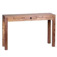 Konsolentisch Holz Massiv Wandtisch Konsole Anrichte 1 Schublade Schreibtisch – Ansicht 6