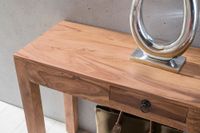 Konsolentisch Holz Massiv Wandtisch Konsole Anrichte 1 Schublade Schreibtisch – Ansicht 4