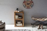 FineBuy Standregal Massivholz 88cm Holzregal Naturprodukt Beistelltisch Landhaus – Ansicht 3