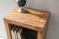 FineBuy Standregal Massivholz 88cm Holzregal Naturprodukt Beistelltisch Landhaus – Ansicht 4