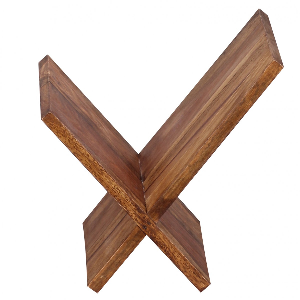 FineBuy Zeitungsständer Massivholz X-Form 31 cm Zeitschriftenständer Design Prospekthalter Landhaus Buchständer | Farbe: Braun FineBuy Zeitungsständer Massivholz X-Form 31 cm Zeitschriftenständer Design Prospekthalter Landhaus Buchständer | Farbe: Braun
