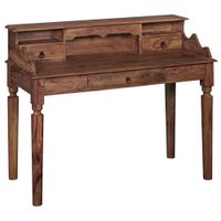 Sekretär FineBuy Schreibtisch Holz Massiv Konsolentisch 115 cm mit Schubladen – Ansicht 6