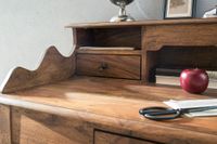 Sekretär FineBuy Schreibtisch Holz Massiv Konsolentisch 115 cm mit Schubladen – Ansicht 4