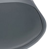 FineBuy 2er Set Retro Esszimmerstuhl Kunstleder Essstuhl Küchenstuhl Rückenlehne – Ansicht 5
