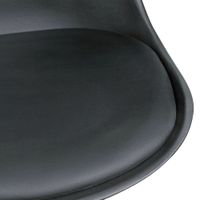 FineBuy 2er Set Retro Esszimmerstuhl Kunstleder Essstuhl Küchenstuhl Rückenlehne – Ansicht 5