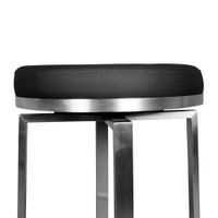 FineBuy Design Barhocker Tresenhocker Drehbar Barstuhl Bistrohocker Gepolstert – Ansicht 5