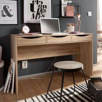 FineBuy Schreibtisch MASSA 120 cm Design Bürotisch Sonoma Jugendschreibtisch – Ansicht 1