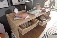 FineBuy Schreibtisch MASSA 120 cm Design Bürotisch Sonoma Jugendschreibtisch – Ansicht 4