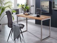 FineBuy Massivholz Schreibtisch Anrichte Computertisch Konsolentisch – Ansicht 6
