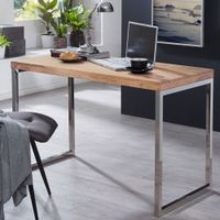 FineBuy Massivholz Schreibtisch Anrichte Computertisch Konsolentisch – Ansicht 1