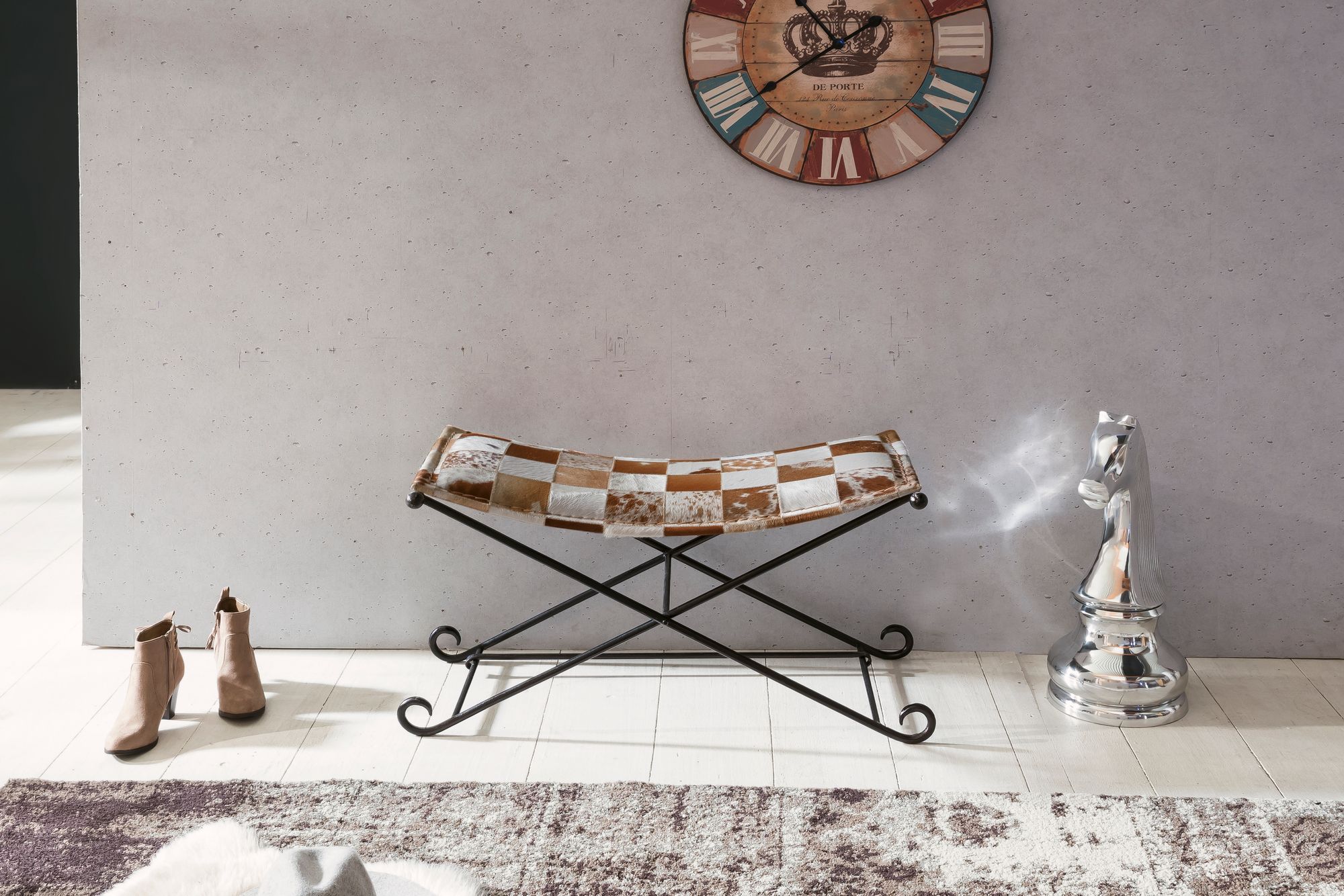 FineBuy Deko Schachfigur Aluminium Dekoration poliert 60 cm Dekofigur Statue Skulptur groß Alu einzeln modern XXL | Farbe: Silber FineBuy Deko Schachfigur Aluminium Dekoration poliert 60 cm Dekofigur Statue Skulptur groß Alu einzeln modern XXL | Farbe: Silber